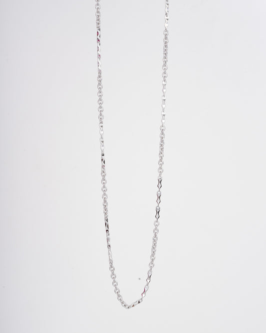Amee RIpple Edge Silver Men's Chain