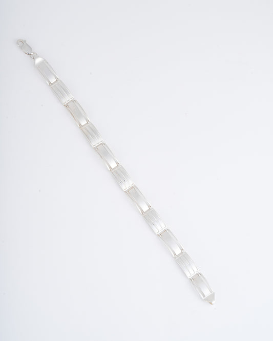 Amee Metro Bar Silver Bracelet