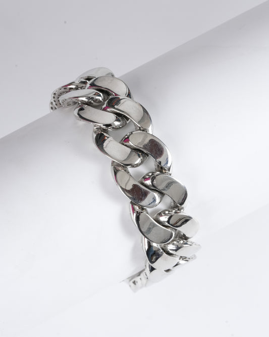 Amee Forge Silver Bracelet