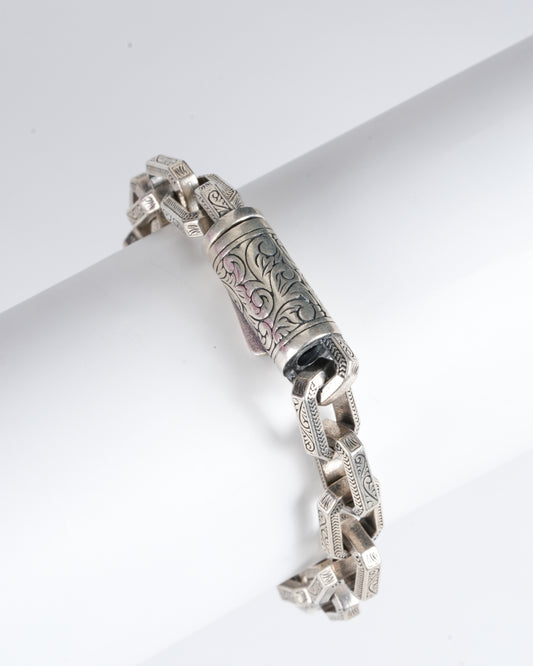 Amee Guardian Cuff Silver Bracelet