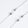Amee Triagon Silver Anklets