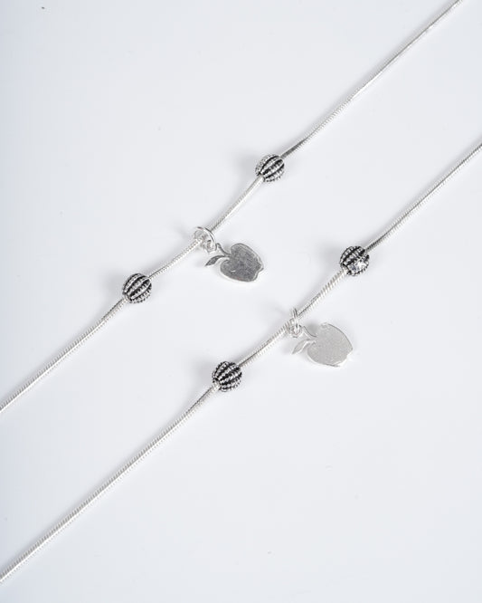 Amee Silver Orchard Anklets