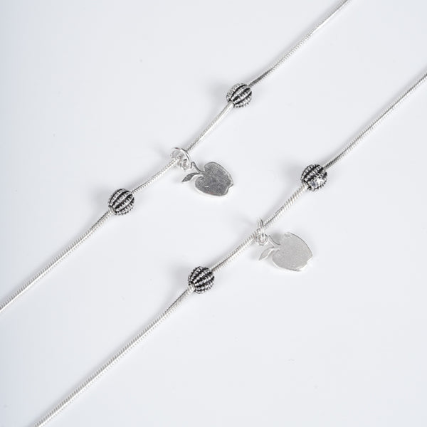 Amee Silver Orchard Anklets