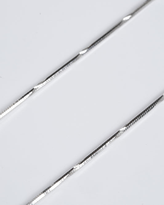 Amee Slide Silver Anklets