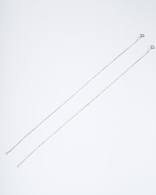 Amee Bare Blink Silver Anklets